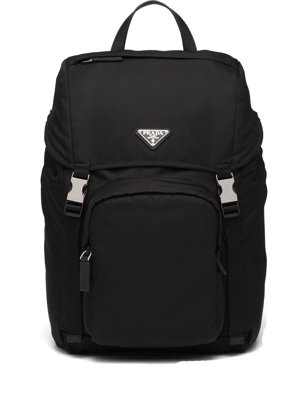 Prada Rucksack mit Logo-Print - Schwarz von Prada