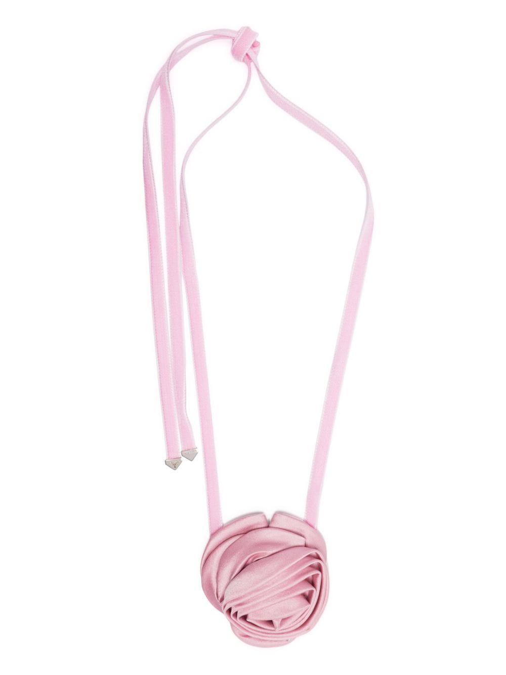 Prada Choker mit Rosen - Rosa von Prada