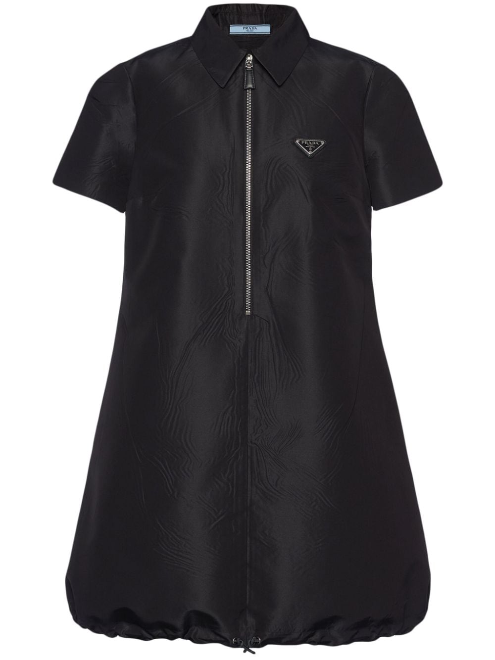 Prada Kleid mit Dreiecks-Logo - Schwarz von Prada