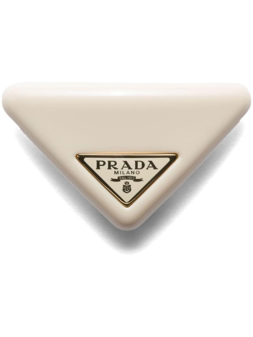 Prada Haarspange mit Logo - Gold von Prada