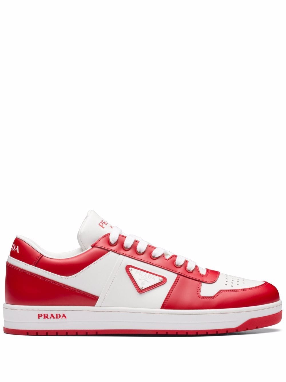 Prada Sneakers mit Logo-Patch - Weiß von Prada