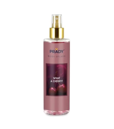 Prady Body Splash What a Cherry! Femme – 250 ml – Frischer & fruchtiger Körperduft mit Kirschnoten für Damen von Prady