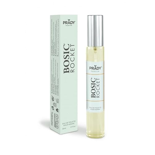 Prady - Eau de Toilette Bosic Rocket Homme 33ml - Männer - 33ml - Dynamischer und energetischer Duft mit würzigen und frischen Noten für den modernen Mann! von Prady