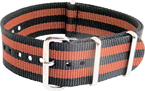 Praetorian® NATO Armband - Uhrenarmband Black Bronze 22mm von Praetorian