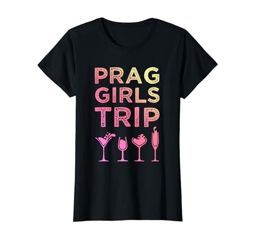 Prag Girls Trip | Party Urlaub T-Shirt von Prag Party Travel Mood Inc