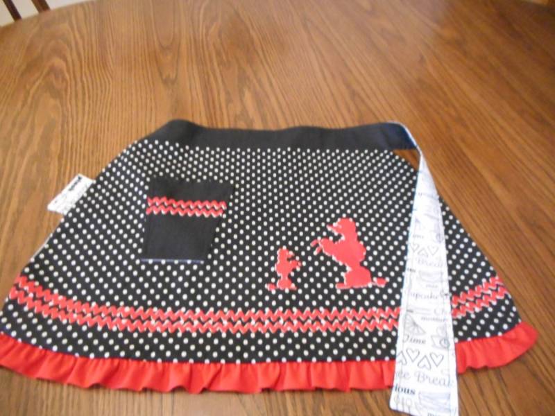 Vintage 1950Er Pudel Schürze - Wie Neu von PrairieArtsandCrafts