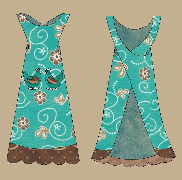 Hen Pocket Cross-Over Schürze Hen Pocket Cross-Over Schürze von PrairieCottageCorner