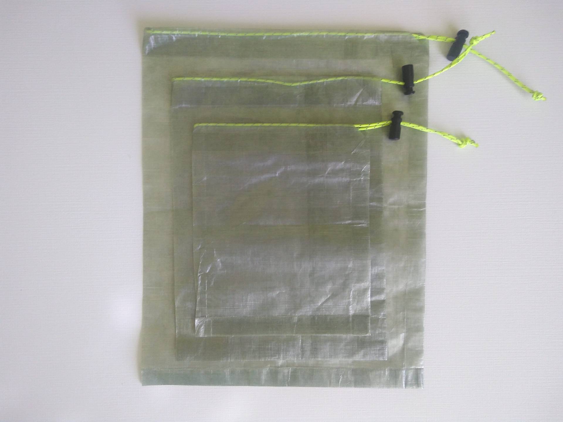 Cuben Fibre Stoffsack Set - Grün von PrairieDogOutfitters