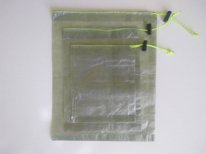 Cuben Fibre Stoffsack Set - Grün von PrairieDogOutfitters