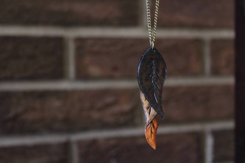 Herbstblatt Kette von PrairieLeatherworks