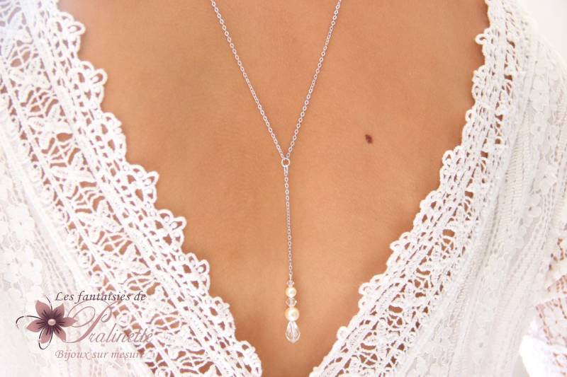 Hochzeitsrückenkette - Hochzeitsschmuck Rückenlose Brautkette Hochzeitsrückenschmuck Hochzeitsrückenkette - Hochzeitsschmuck Rückenlose Brautkette Hochzeitsrückenschmuck von Pralinettebijoux