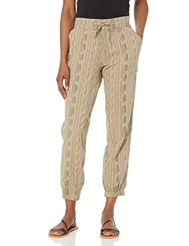 prAna Damen Arlie Jogger Wanderhose, Dunkles Khaki Jacquard, Medium von Prana