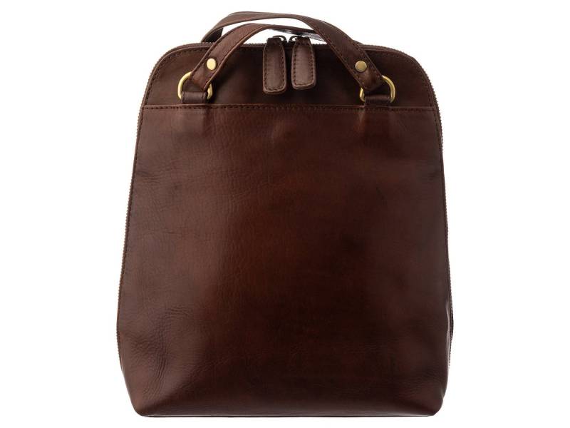 Prato Cityrucksack City Rucksack L400 Leder 2 in 1 Rucksack und Umhängetasche (ein Stück, 1-tlg., ca. B/H/T 23/31/8 cm), Leder von Prato