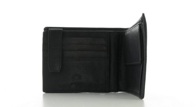 Prato Geldbörse Geldbörse Brieftasche Portemonnaie Leder (1 Stück, 1-tlg., B/H/T)ca. 12/10/2 cm), gute Aufteilung von Prato