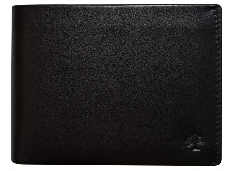 Prato - Prato Geldbörse Querformat RFID echt Leder schwarz Schwarz von Prato