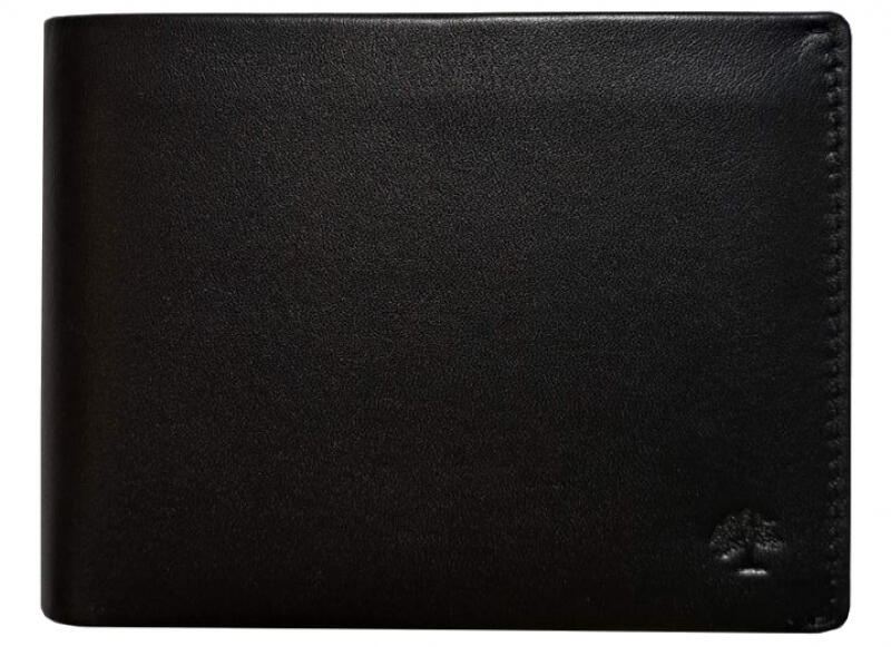 Prato - Prato Geldbörse Querformat RFID echt Leder schwarz Schwarz von Prato