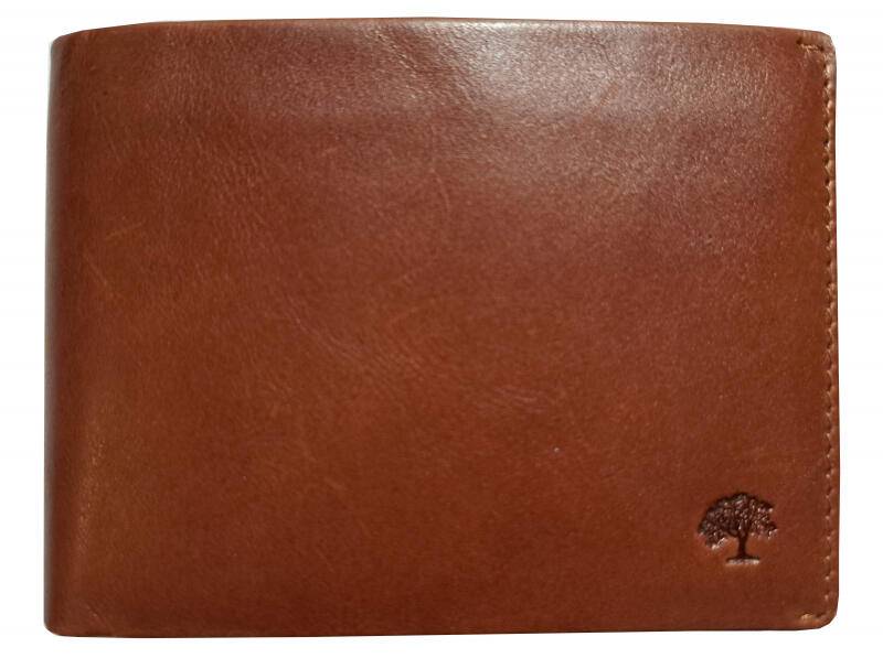 Prato - Prato Geldbörse Querformat medium RFID echt Leder braun Braun von Prato