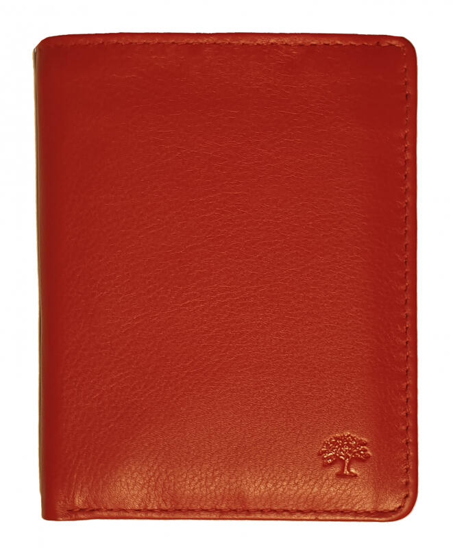 Prato - Prato Kreditkartenetui RFD echt Rindleder rot Rot von Prato