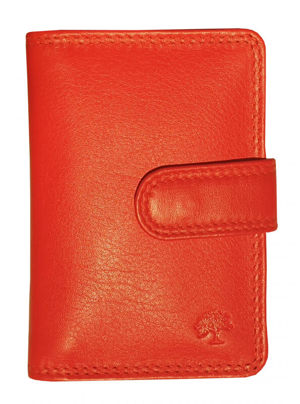 Prato - Prato Kreditkartenetui RFID echt Rindleder rot Rot von Prato