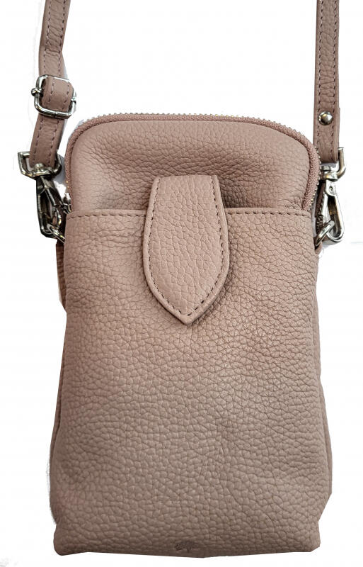 Prato - Prato LM Asif Handy Umhängetasche Rindleder rose Rose von Prato