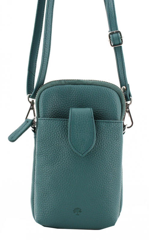 Prato - Prato LM Asif Handy Umhängetasche echt Leder green Grün von Prato