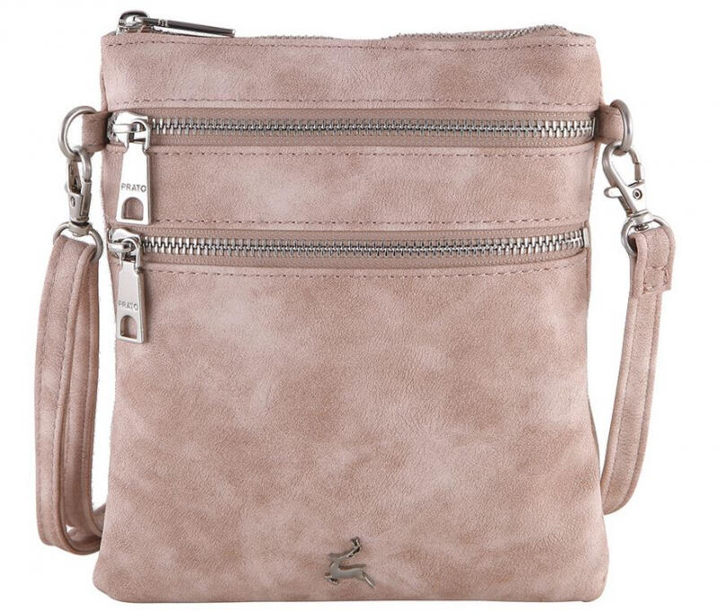 Prato - Prato LM Joyce Umhängetasche Vintage PU klein light rose Rose von Prato