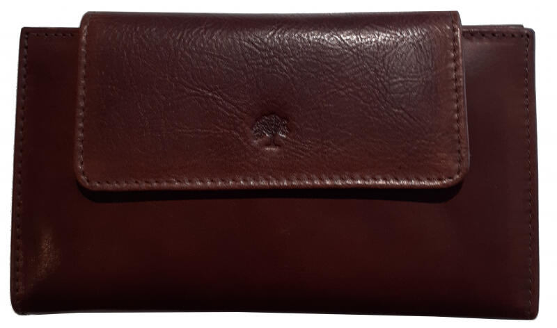 Prato - Prato LM Raje Damenbörse echt Rindleder braun Braun von Prato