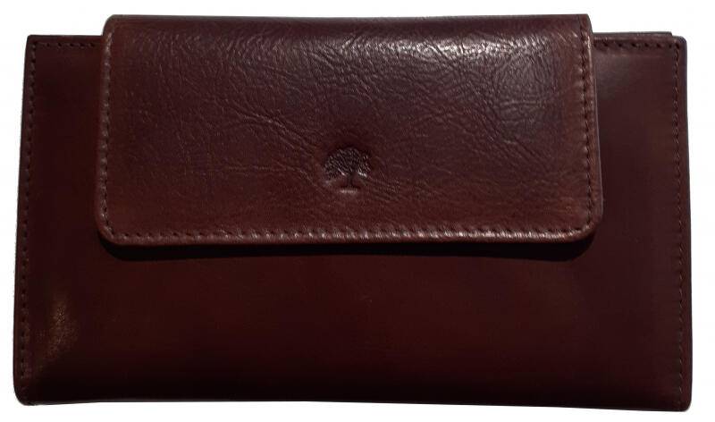 Prato - Prato LM Raje Damenbörse echt Rindleder braun Braun von Prato