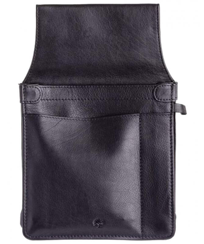 Prato - Prato LM Shahid Gürteltasche für Kellnerbörse RFID-Schutz echt Rindleder schwarz Schwarz von Prato