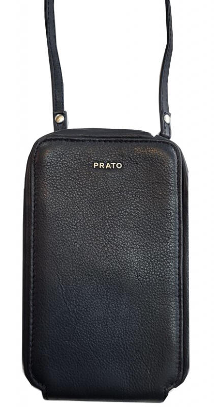 Prato - Prato LM Shahid Handy Umhängetasche echt Leder dark blue Blau von Prato