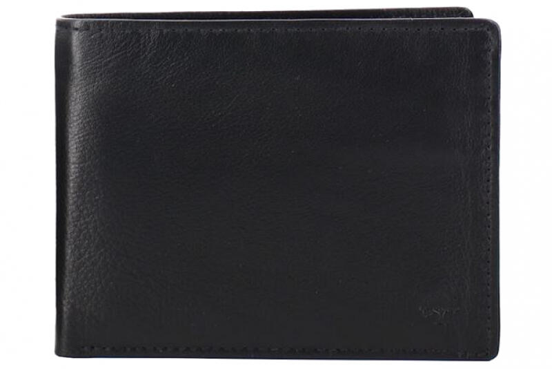 Prato - Prato LM Shahid Herrenbörse RFID-Schutz echt Leder black Schwarz von Prato