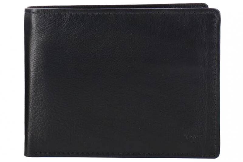 Prato - Prato LM Shahid Herrenbörse RFID-Schutz echt Leder black Schwarz von Prato