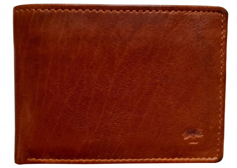 Prato - Prato LM Shahid Scheintasche mit RFID echt Rindleder cognac Braun von Prato