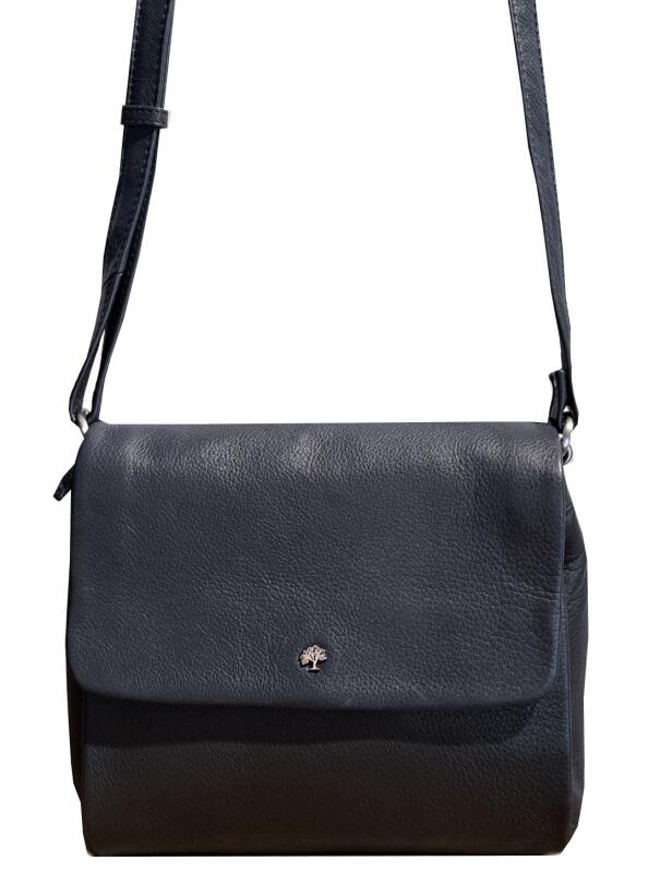 Prato - Prato LM Shahid Umhängetasche Rindleder dunkelblau Blau von Prato