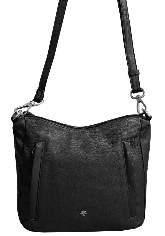 Prato - Prato LM Shahid Umhängetasche echt Leder schwarz Schwarz von Prato