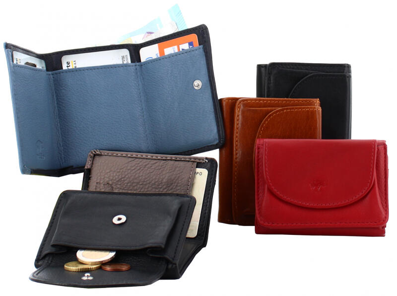 Prato - Prato LM Shahid Wickelbörse RFID-Schutz echt Leder rot Rot von Prato