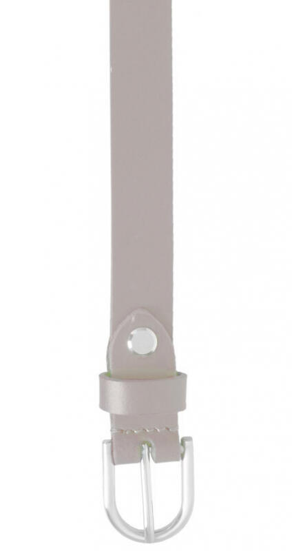 Prato - Prato LM Vishal Damengürtel 100cm echt Leder grau Grau von Prato