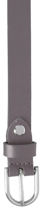 Prato - Prato LM Vishal Damengürtel 110cm echt Leder mittelgrau Grau von Prato