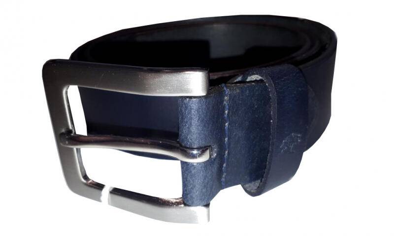 Prato - Prato LM Vishal G22 Jeansgürtel 90cm Büffelleder dark blue Blau von Prato