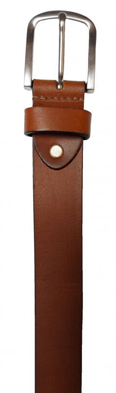 Prato - Prato LM Vishal Herrengürtel 90cm echt Leder dark cognac Braun von Prato