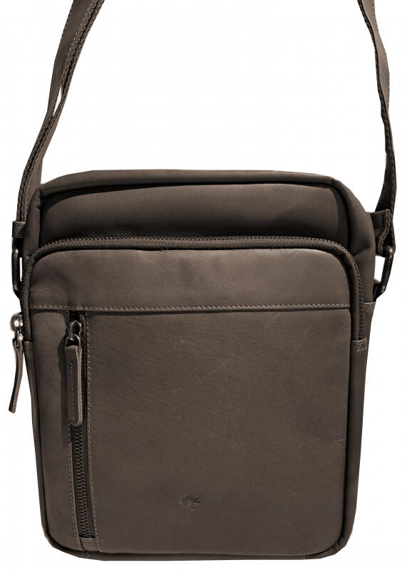 Prato - Prato Oil Pull Up Umhängetasche echt Rindleder brown Braun von Prato