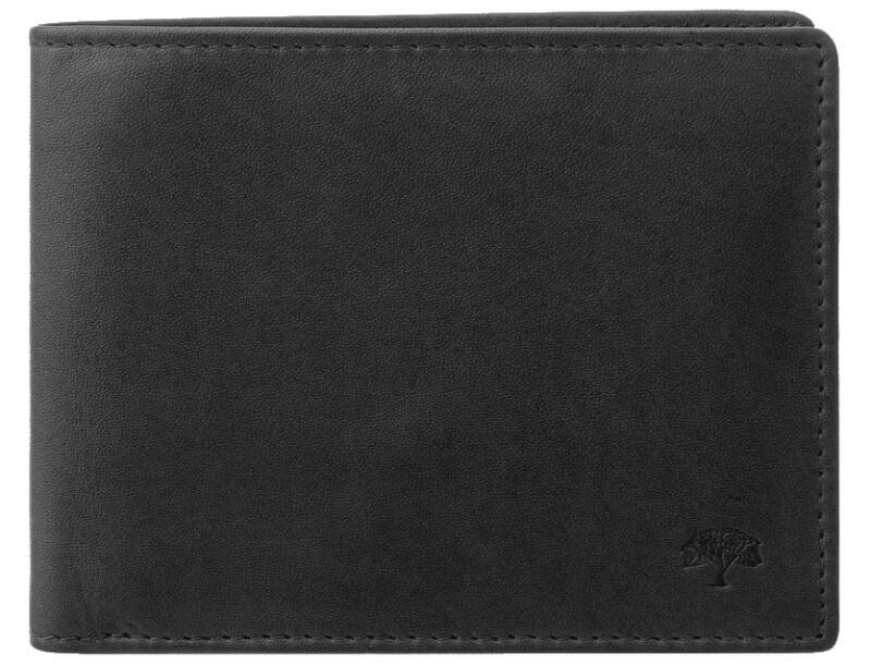 Prato - Prato Rahul Geldbörse echt Rindleder schwarz Schwarz von Prato