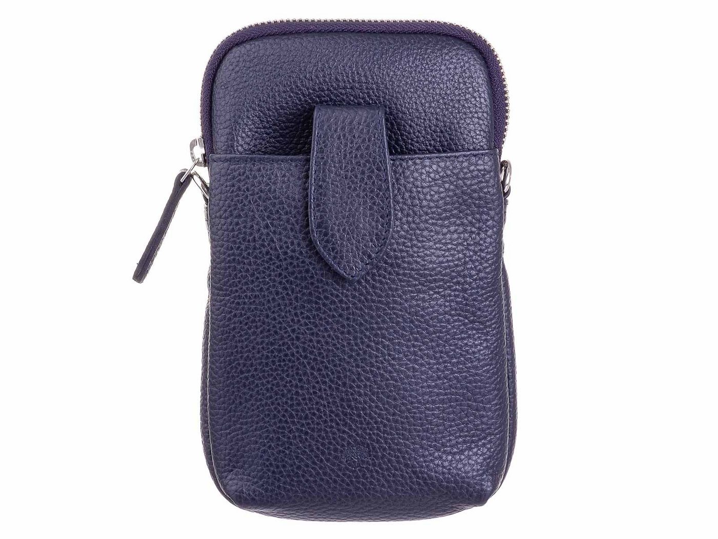 Prato Umhängetasche LM J07 Asif Rindleder glatt Handy Umhängetasche (ein Stück, 1-tlg., ca. B/H/T 13/22/3 cm), Modern von Prato