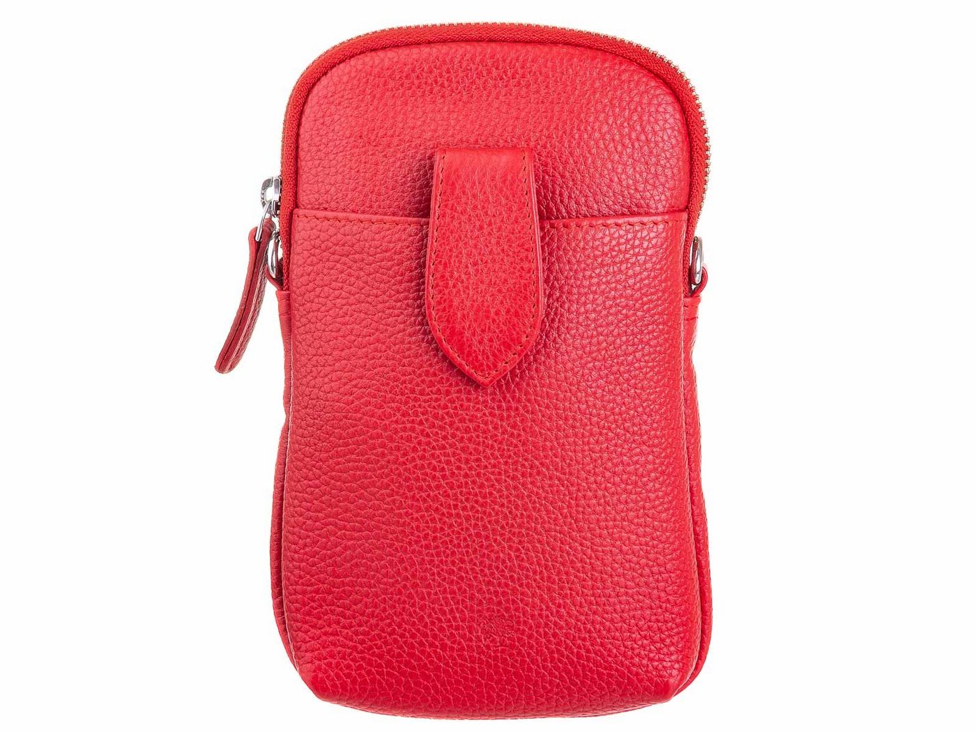 Prato Umhängetasche LM J07 Asif Rindleder glatt Handy Umhängetasche (ein Stück, 1-tlg., ca. B/H/T 13/22/3 cm), Modern von Prato