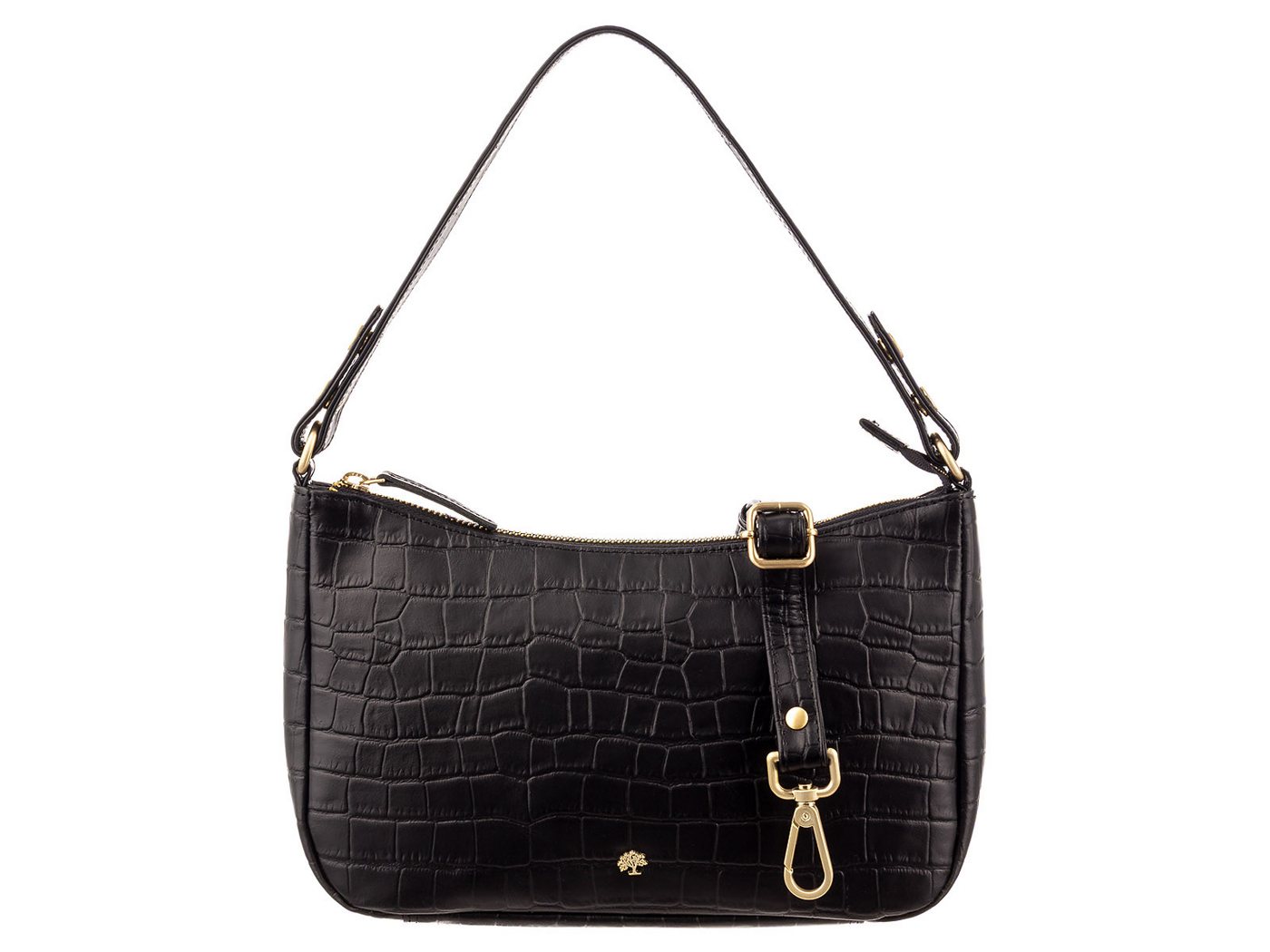 Prato Umhängetasche Umhängetasche J159-KR-M Handtasche (Stück, 1-tlg., 1), Rindleder von Prato