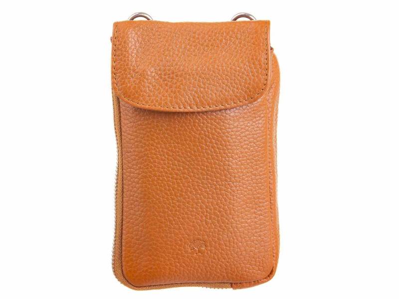 Umhängetasche Prato LM AJ08 Asif Rindleder geprägt Handy Umhänge (1-tlg), Modern von Prato