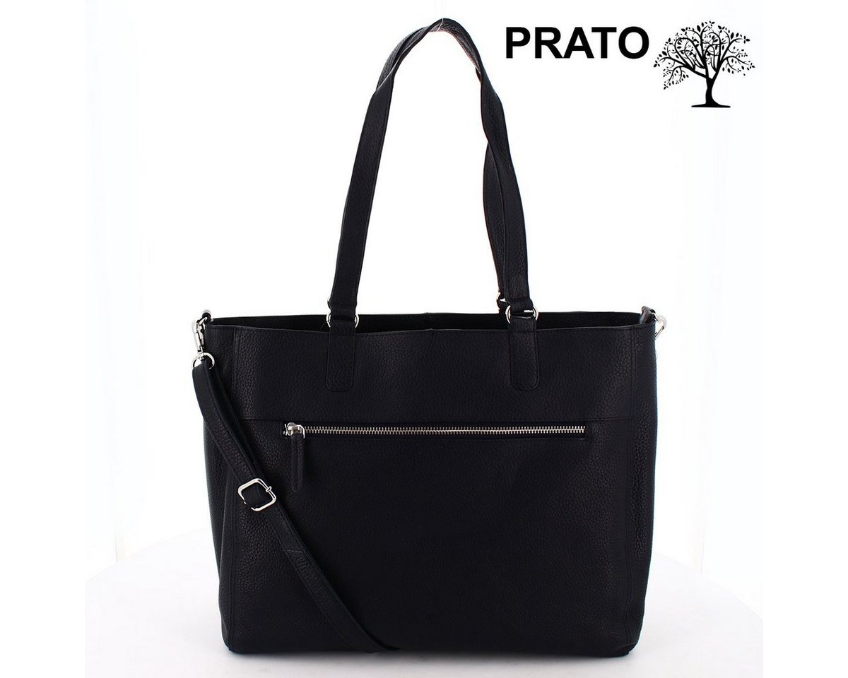 Umhängetasche Prato LM AK01 Asif Rindleder geprägt Shopper (1-tlg), Modern von Prato