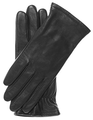 Pratt and Hart Damen Handschuhe Classic Thinsulate gefüttert Leder - Schwarz - 7 von Pratt and Hart