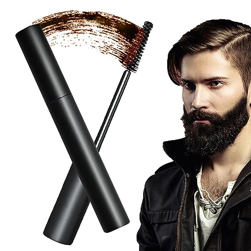 Augenbrauenfarbe für Herren | 0,3 Unzen Brow Tint Stick Augenbrauencreme - Wasserfester Bartpinsel-Farbstoff mit pinselgetönter Bartcreme, Graubart-Farbstoff für wischfeste, langanhaltende Pratvider von Pratvider