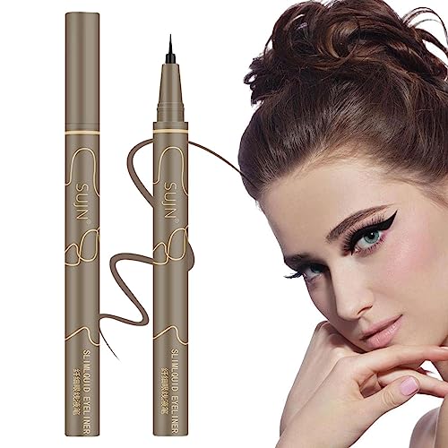 Eyeliner Flüssigliner - Extrafeiner Präzisions-Eyeliner mit hochpigmentierter Tinte - Wischfester, langlebiger Eyeliner für Anfänger und professionelle Make-up-Künstler Pratvider von Pratvider